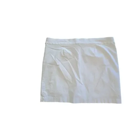 Chico’s White Stretch Skort Size 4 (US 20) Pockets Casual Resort Classic Comfy - Picture 3 of 9